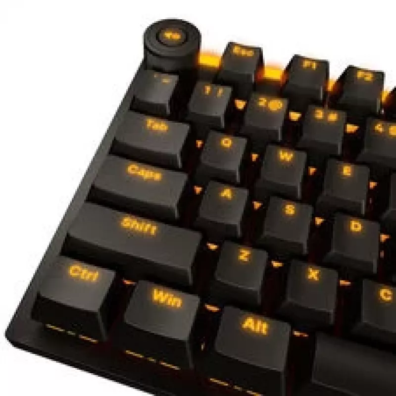 be quiet! Light Mount TKL Silent Linear RGB Kabelgebundene Gaming-Tastatur, Schwarz