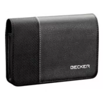Becker Executive Bag 4,3 Zoll – Schutzhülle für GPS-Navigationsgeräte, Schwarz, mit Gürtelschlaufe und Handgelenksschlaufe