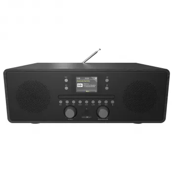 Reflexion HRA21DAB+ DAB+ FM Radiowecker mit Bluetooth, Doppelalarm, Sleep-Timer, Schwarz