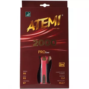 Atemi 2000 Pro konkave Tischtennisschläger