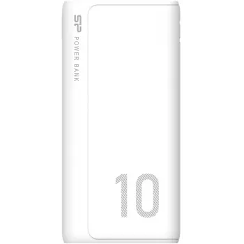 Silicon Power GP15 10000 mAh Powerbank, weiß (SP10KMAPBKGP150W)