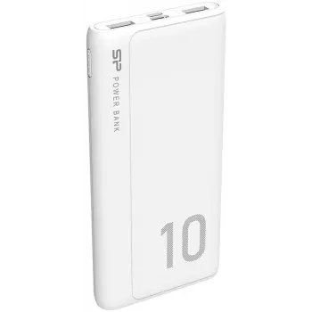 Silicon Power GP15 10000 mAh Powerbank, weiß (SP10KMAPBKGP150W)