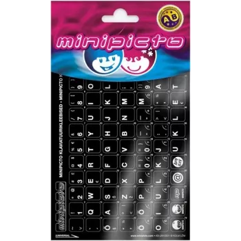 Kolm Lõvi Minipicto estnische Tastaturaufkleber (KB-UNI-EE01-BLK)