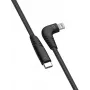 Silicon Power Boost Link Nylon LK50CL USB-C-auf-Lightning-Kabel, 1 m, grau