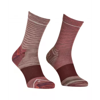 Ortovox Alpine Mid Socken Damen-Wandersocken - Wild Rose
