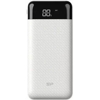 Silicon Power GP28 10000 mAh Powerbank, Weiß (SP10KMAPBKGP280W)
