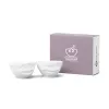 FIFTYEIGHT PRODUCTS Schüssel-Set 200ml - Lachend & Zwinkernd, Weiß (2-teilig)