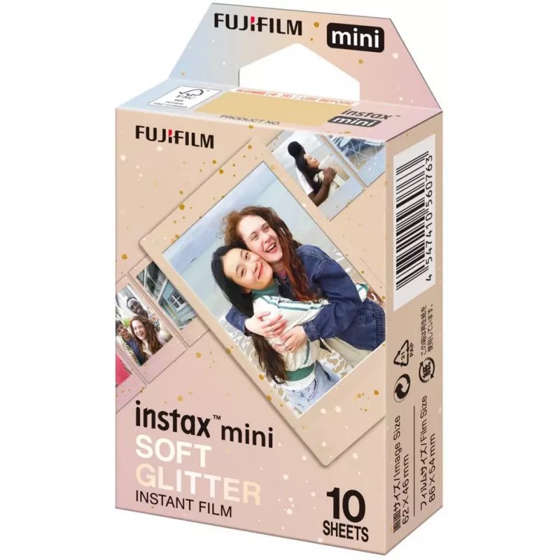 Fujifilm instax mini Film Soft Glitter (10 Aufnahmen)