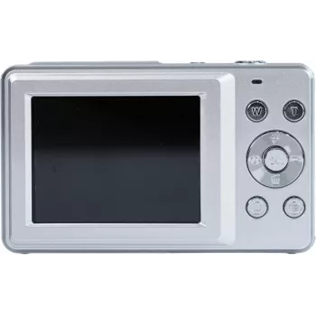 Yashica DigiPix 100 kompakte Digitalkamera, 8 MP, 2,4-Zoll-IPS-Bildschirm, Silber (YAS-DG100PP-SV)