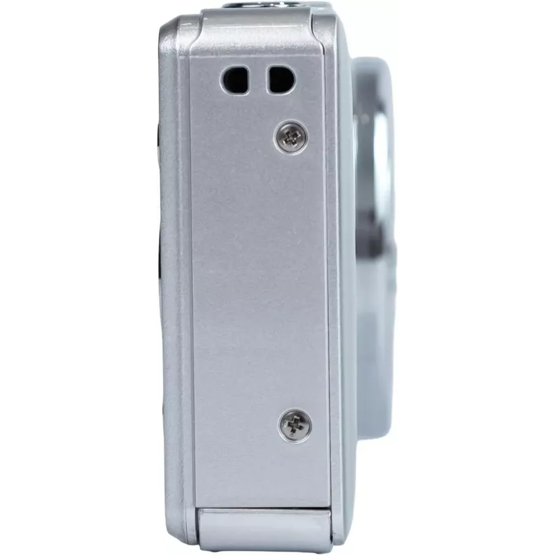 Yashica DigiPix 100 kompakte Digitalkamera, 8 MP, 2,4-Zoll-IPS-Bildschirm, Silber (YAS-DG100PP-SV)
