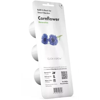 Click & Grow Kornblume Pflanzenkapseln für Smart Garden, 3er-Pack (SGR36X3)