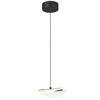 Milali Pendelleuchte 19 cm Schwarz E27 Metall