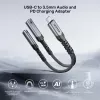 UNITEK USB-C auf 3,5 mm Audio-Adapter mit PD