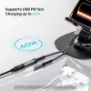 UNITEK USB-C auf 3,5 mm Audio-Adapter mit PD