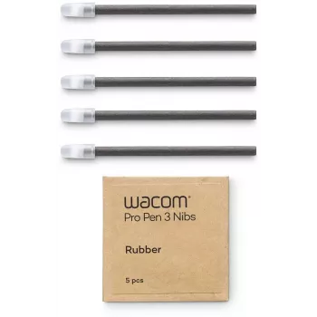 WACOM Pro Pen 3 Gummispitzen 5er-Pack (ACK253010Z) – Ersatzspitzen für natürliches Papiergefühl