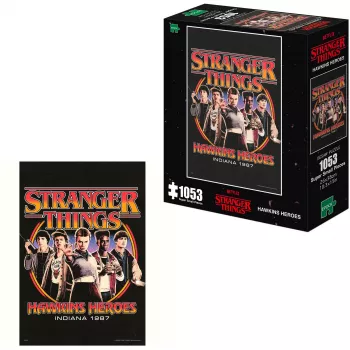 EPOCH Games Stranger Things Hawkins Heroes 1000-Teile Puzzle