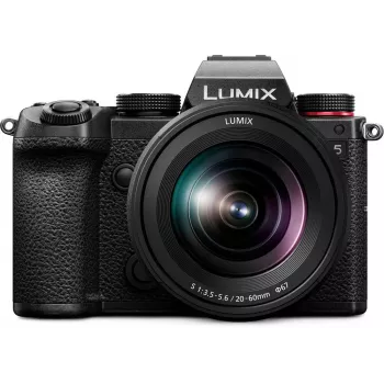 Panasonic Lumix DC-S5KE-K Vollformat-Systemkamera mit 20-60mm Objektiv-Kit