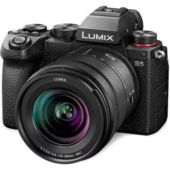 Panasonic Lumix DC-S5KE-K Vollformat-Systemkamera mit 20-60mm Objektiv-Kit