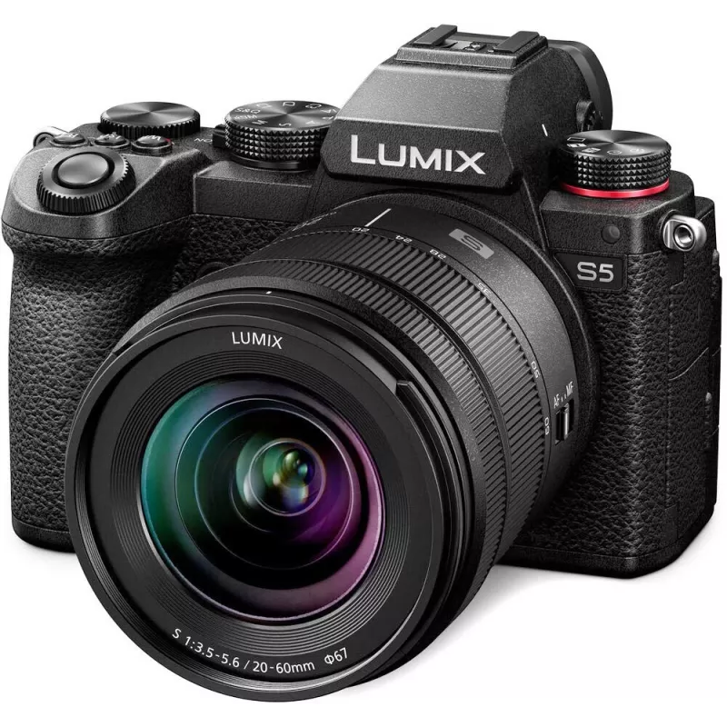 Panasonic Lumix DC-S5KE-K Vollformat-Systemkamera mit 20-60mm Objektiv-Kit