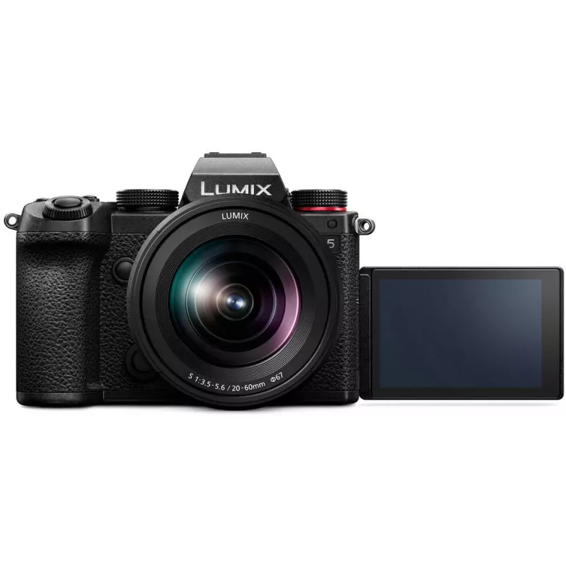 Panasonic Lumix DC-S5KE-K Vollformat-Systemkamera mit 20-60mm Objektiv-Kit