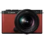 Panasonic Lumix DC-S9 spiegellose Vollformatkamera mit Objektiv Lumix S 20-60mm f/3.5-5.6, crimson red (DC-S9KE-R)