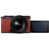 Panasonic Lumix DC-S9 spiegellose Vollformatkamera mit Objektiv Lumix S 20-60mm f/3.5-5.6, crimson red (DC-S9KE-R)