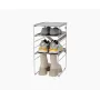 Joseph Joseph Level verstellbarer Ecru-Schuhregal