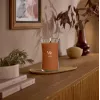 WoodWick Saffron Smoke Große Sanduhr-Glas-Kerze 609,5g