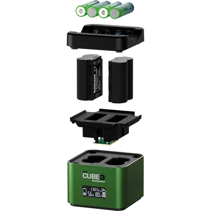 Hähnel ProCube 3 Twin Ladegerät für Fujifilm-Kameras (1000 577.3)