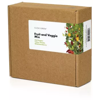 Click & Grow Obst- und Gemüse-Mix Pflanzenkapseln für Smart Garden, 9er-Pack (PPMFVX9)