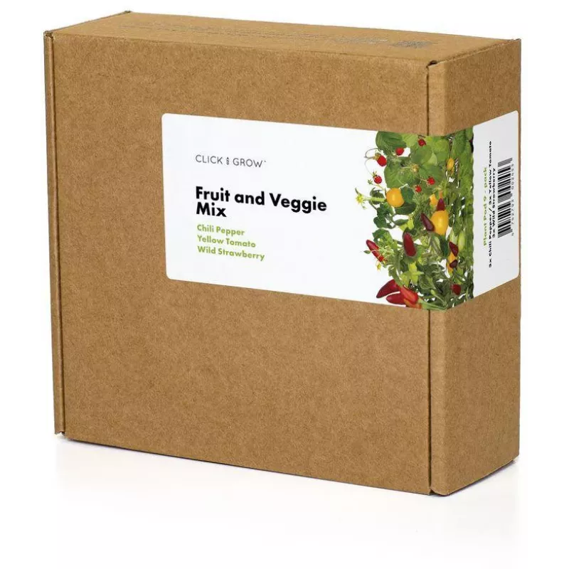 Click & Grow Obst- und Gemüse-Mix Pflanzenkapseln für Smart Garden, 9er-Pack (PPMFVX9)