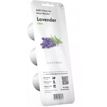Click & Grow Smart Garden Nachfüllpackung Lavendel, 3 Pflanzkapseln (SGR30X3)