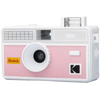 Kodak i60 Wiederverwendbare 35mm Filmkamera mit eingebautem Blitz, Pink-Grau
