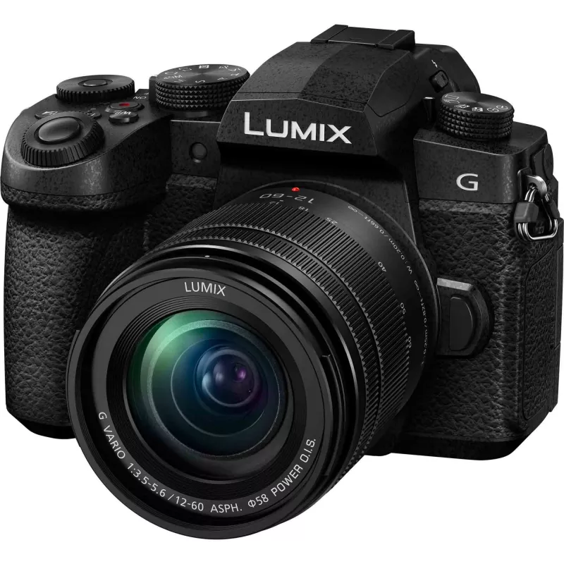 Panasonic LUMIX DC-G90MEG-K 20,3MP Micro Four Thirds Systemkamera mit 12-60mm Objektiv - Schwarz