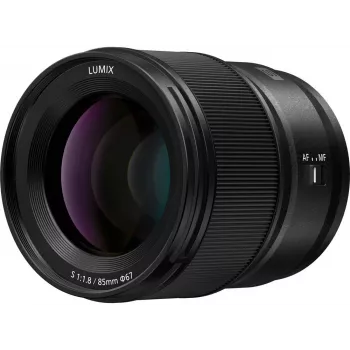 Panasonic LUMIX S 85mm F1.8 Objektiv (S-S85E) - Vollformat-L-Mount-Festbrennweite für Porträts und bei schwachem Licht