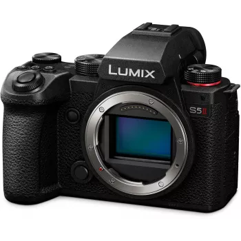 Panasonic Lumix DC-S5 Mark II Systemkamera mit Lumix S 50mm f/1.8 Objektiv - Schwarz