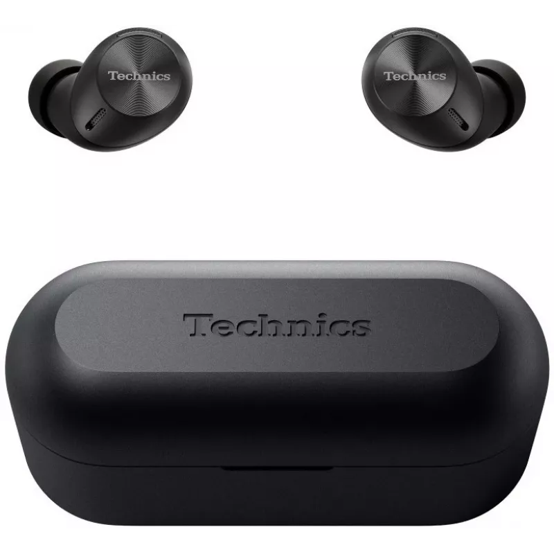 Technics EAH-AZ40M2EK True Wireless In-Ear Kopfhörer mit aktiver Geräuschunterdrückung, LDAC, JustMyVoice™, Multipoint, IPX4, Schwarz