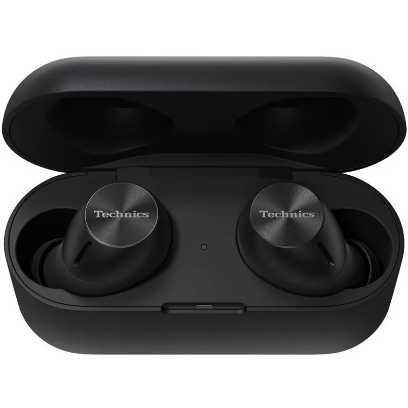 Technics EAH-AZ40M2EK True Wireless In-Ear Kopfhörer mit aktiver Geräuschunterdrückung, LDAC, JustMyVoice™, Multipoint, IPX4, Schwarz