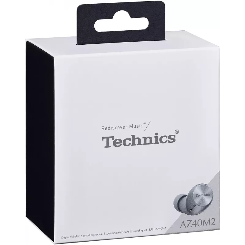 Technics EAH-AZ40M2EK True Wireless In-Ear Kopfhörer mit aktiver Geräuschunterdrückung, LDAC, JustMyVoice™, Multipoint, IPX4, Schwarz