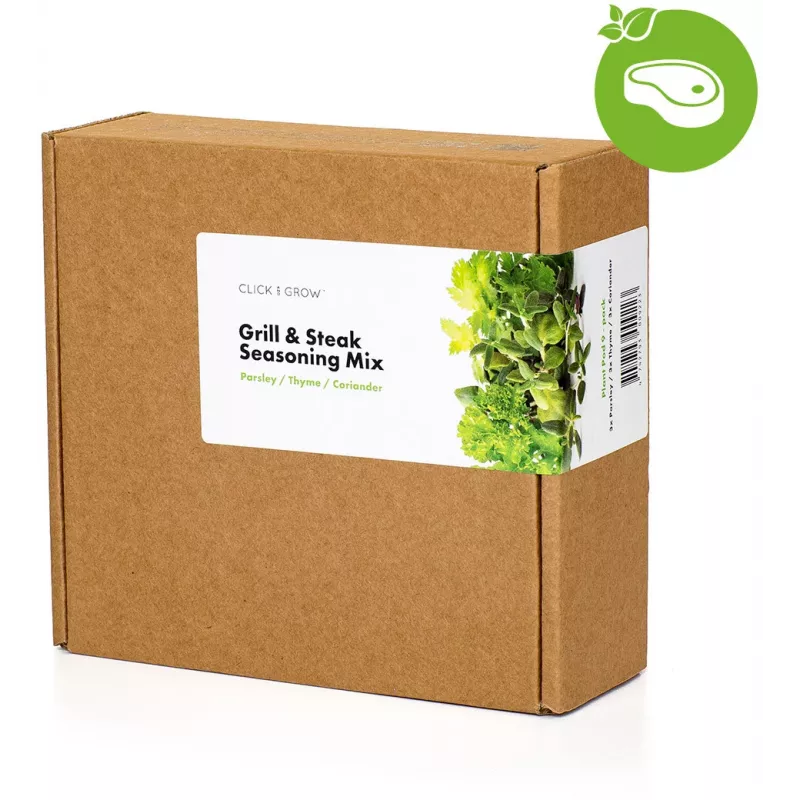 Click & Grow Steak-Kräuter-Mix Pflanzenkapseln für Smart Garden, 9er-Pack (PPMSSX9)