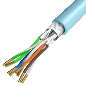 UNITEK C18121BL Cat.-6A-S/FTP-LSZH-Verlegekabel, 305 m, blau