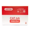 UNITEK C18121BL Cat.-6A-S/FTP-LSZH-Verlegekabel, 305 m, blau