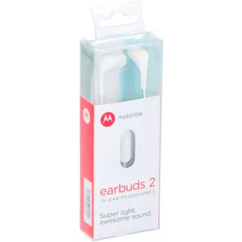 Motorola Earbuds 2 Ohrhörer, Weiß (501278680094)