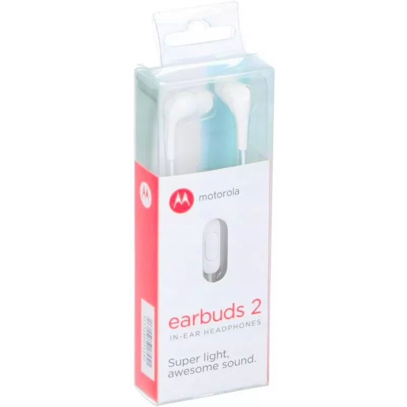 Motorola Earbuds 2 Ohrhörer, Weiß (501278680094)
