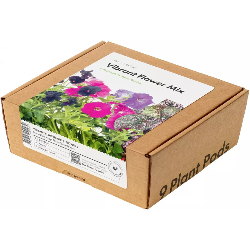 Click & Grow Vibrant Flower Mix Pflanzenkapseln für Smart Garden, 9er-Pack (PPMVBX9)