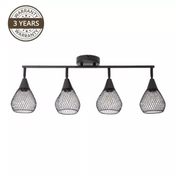 Bistro MB51166-4 Spot Lampe, 4x40W E14