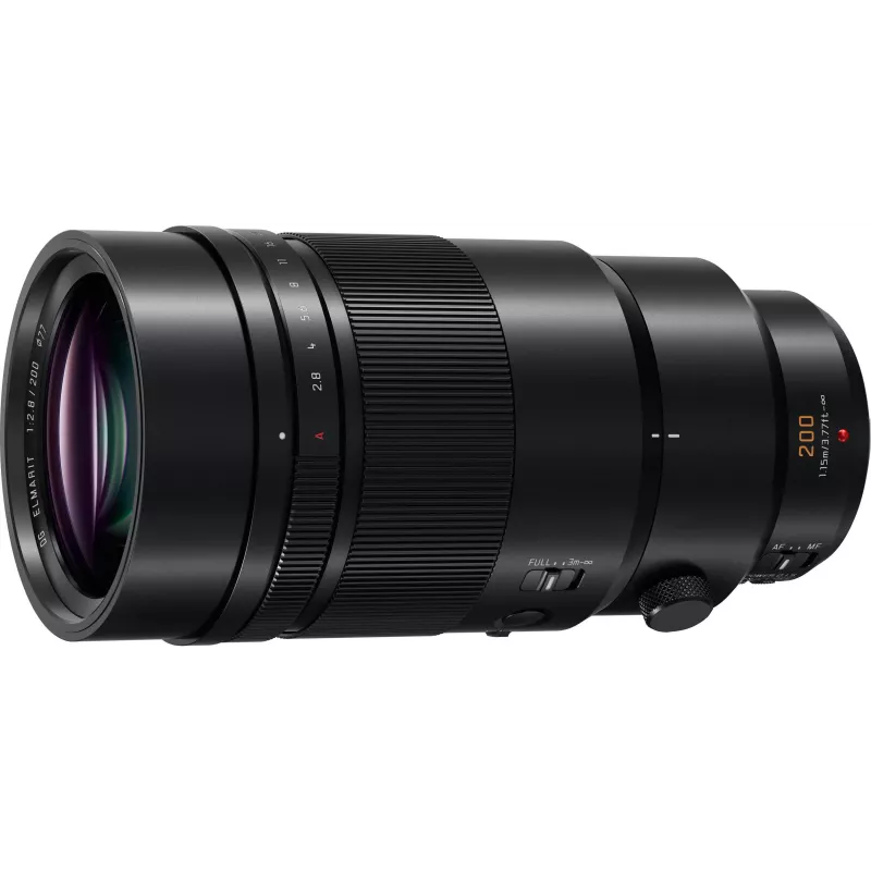 Panasonic H-ES200E Leica DG Elmarit 200mm f/2.8 POWER O.I.S. Teleobjektiv für Micro Four Thirds mit 1,4x Telekonverter
