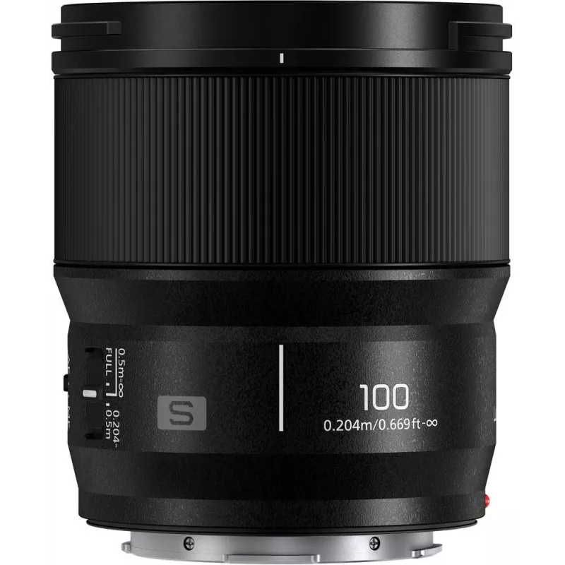 Panasonic Lumix S 100mm F2.8 Macro Objektiv, Schwarz (S-E100E)