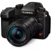 Panasonic Lumix DC-GH7LE Systemkamera Gehäuse mit 12-60mm Objektiv Kit - Schwarz