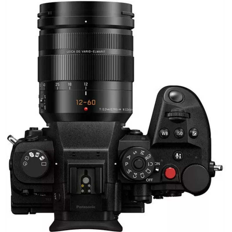 Panasonic Lumix DC-GH7LE Systemkamera Gehäuse mit 12-60mm Objektiv Kit - Schwarz